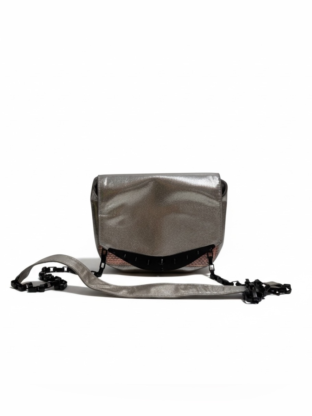 Circus by Sam Edelman Weston Metallic Crossbody Bag Silver